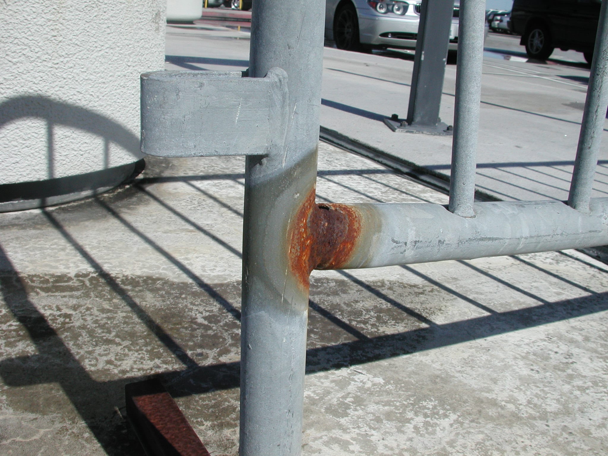 Steel Barrier Rusting