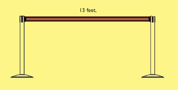 13 Feet