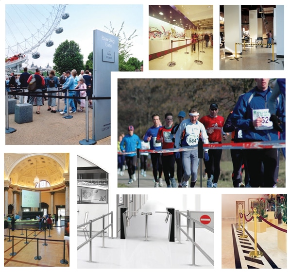 Tamis Queue management systems used at various events and places