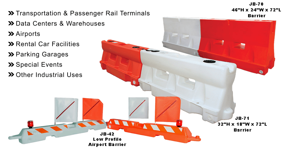 Plastic Jersey Barriers