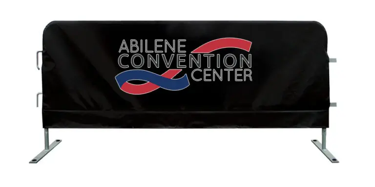 Abilene Convention Center Barrier Jacket 3D Mockup