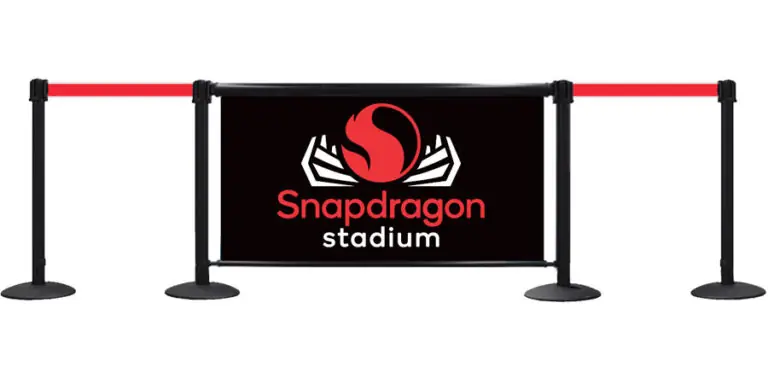 Snap Dragon Stadium Stanchion Belt 3D Mockup