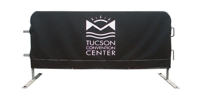 Tucson Convention Center Barrier Jacket 3D Mockup